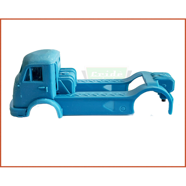 Autorama Kit Mercedes 321L Truck Race 1/32 + Chassi/Vidro/Cockpit/Ima - Impresso em 3D