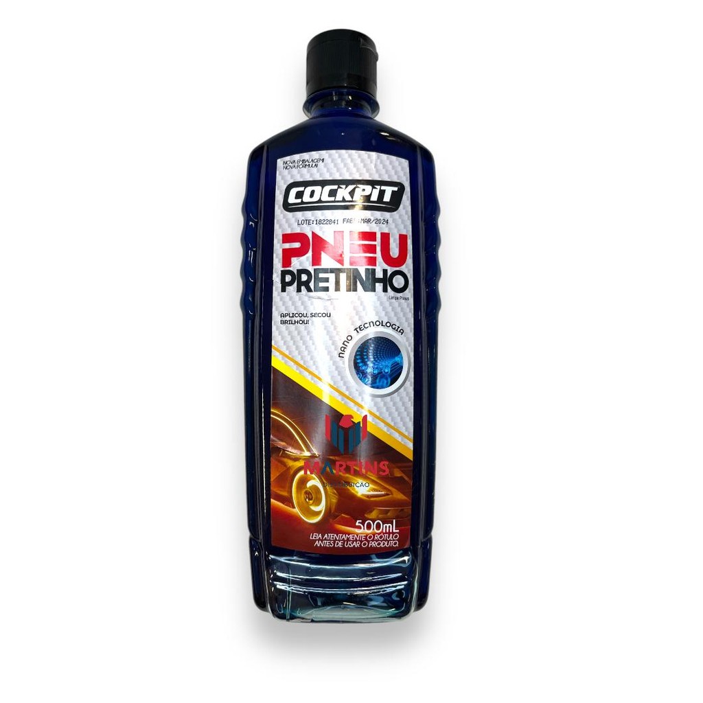Pneu Pretinho Cockpit 500ml