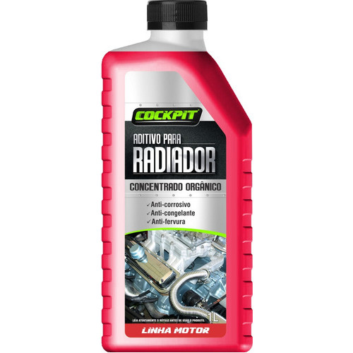 Aditivo Para Radiador Concentrado Orgânico Cockpit 1 Litro