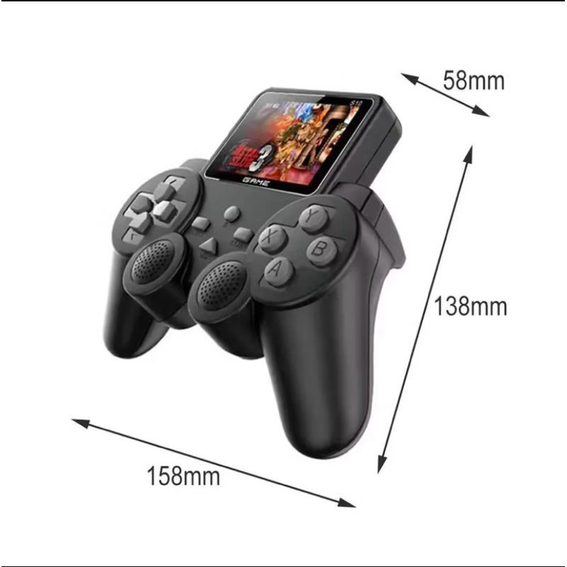 Console Portátil Retrô S10 com 520 Jogos Tela 2.4