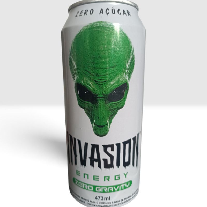 Energético Invasion Energy Zero Gravity 473ml Zero Açúcar Bebida Energética
