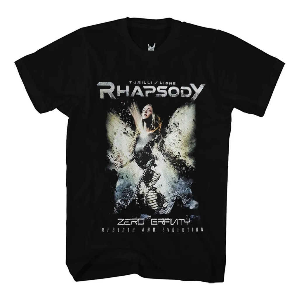 Camiseta Rhapsody Zero Gravity Rebirth & Evolution Masculina