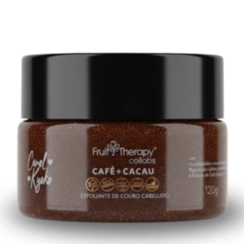 Esfoliante Couro Cabeludo - Detox Capilar - Carol Kyoko Café + Cacau 120g Left