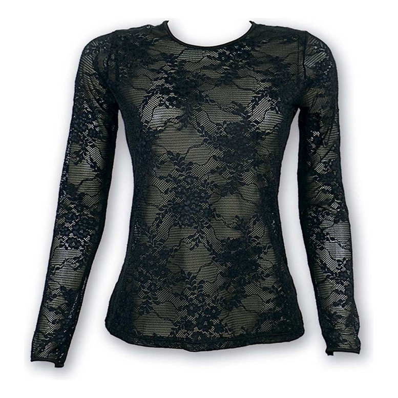 Blusa Manga Longa Demillus Touch 093905 Rendada