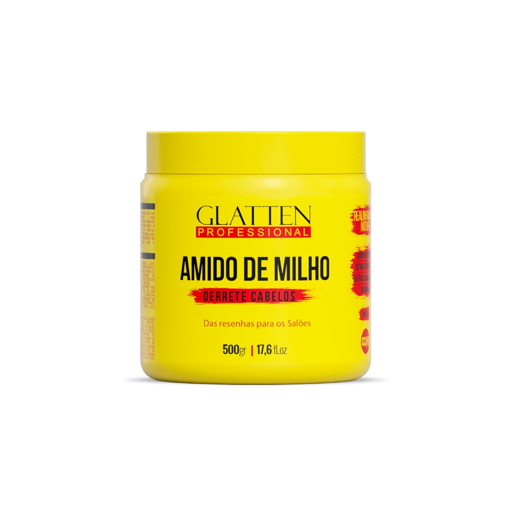 Maizena Capilar Zero Frizz Brilho Intenso Amido De Milho