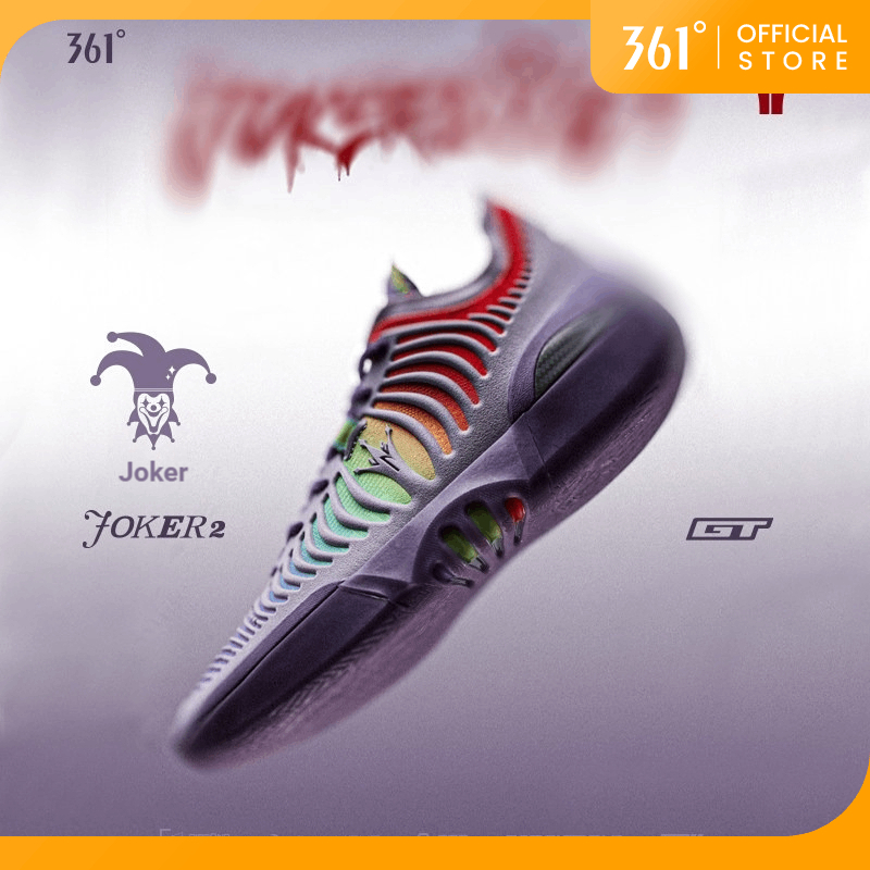 361 Degrees Joker 2 GT Unisex Tênis De Basquete Com Amortecimento E Alta Performance 672611111