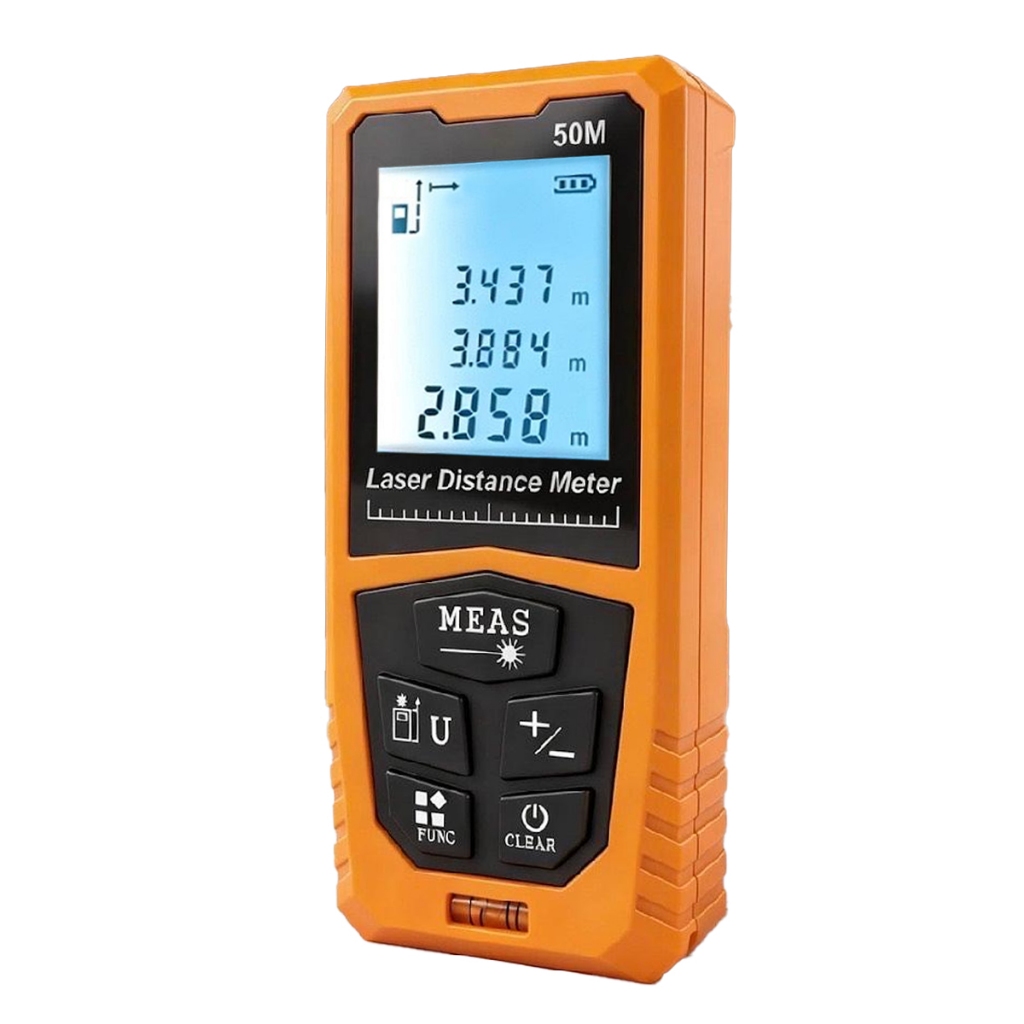 Trena Digital Laser 40m/60m Alta Precisão Medidor Distância Área Volume Portátil LCD