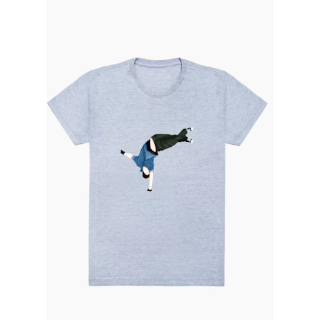 Camiseta Masculina Com Estampa Dança Break Estilosa Tecido Premium 100% Algodão