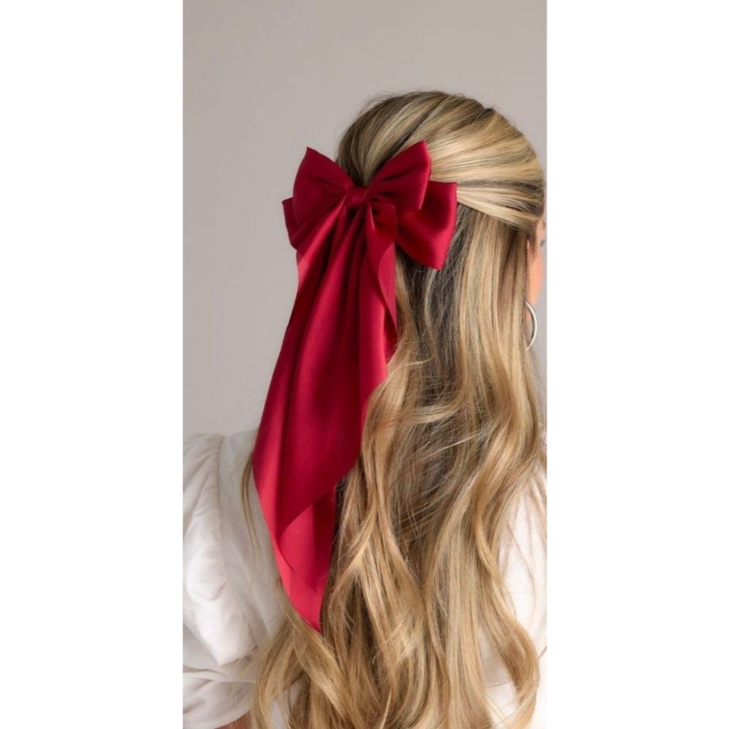 Laco De Cetim Vermelho