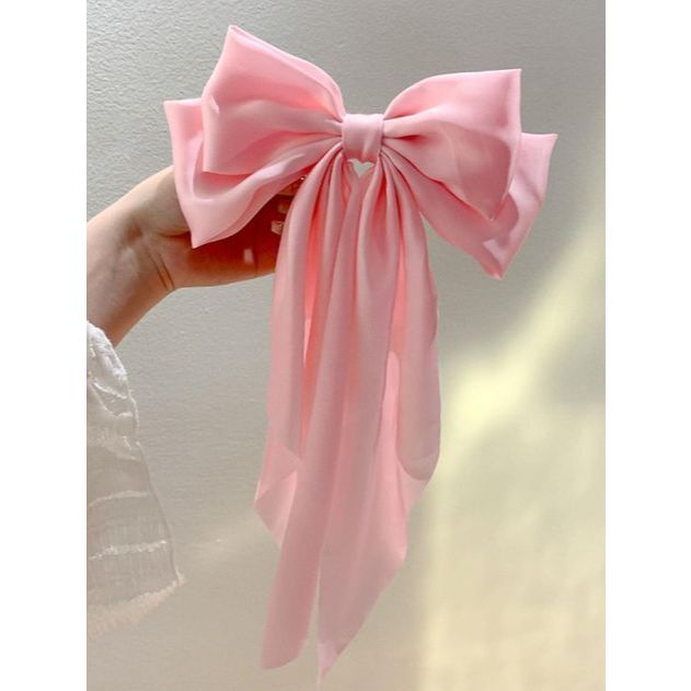 Laço Rosa para Cabelo - Delicadeza e Charme