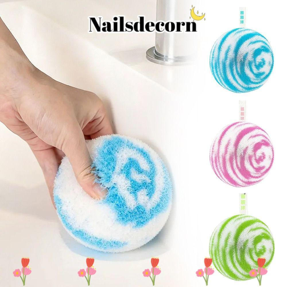 NAILS Desktop cleaning ball，No-drip bathroom sink cleaning brush，Suitable for faucets and washbasins，Soft material。