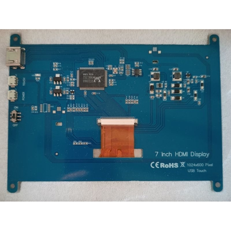 Placa controladora de driver para display LCD de 7