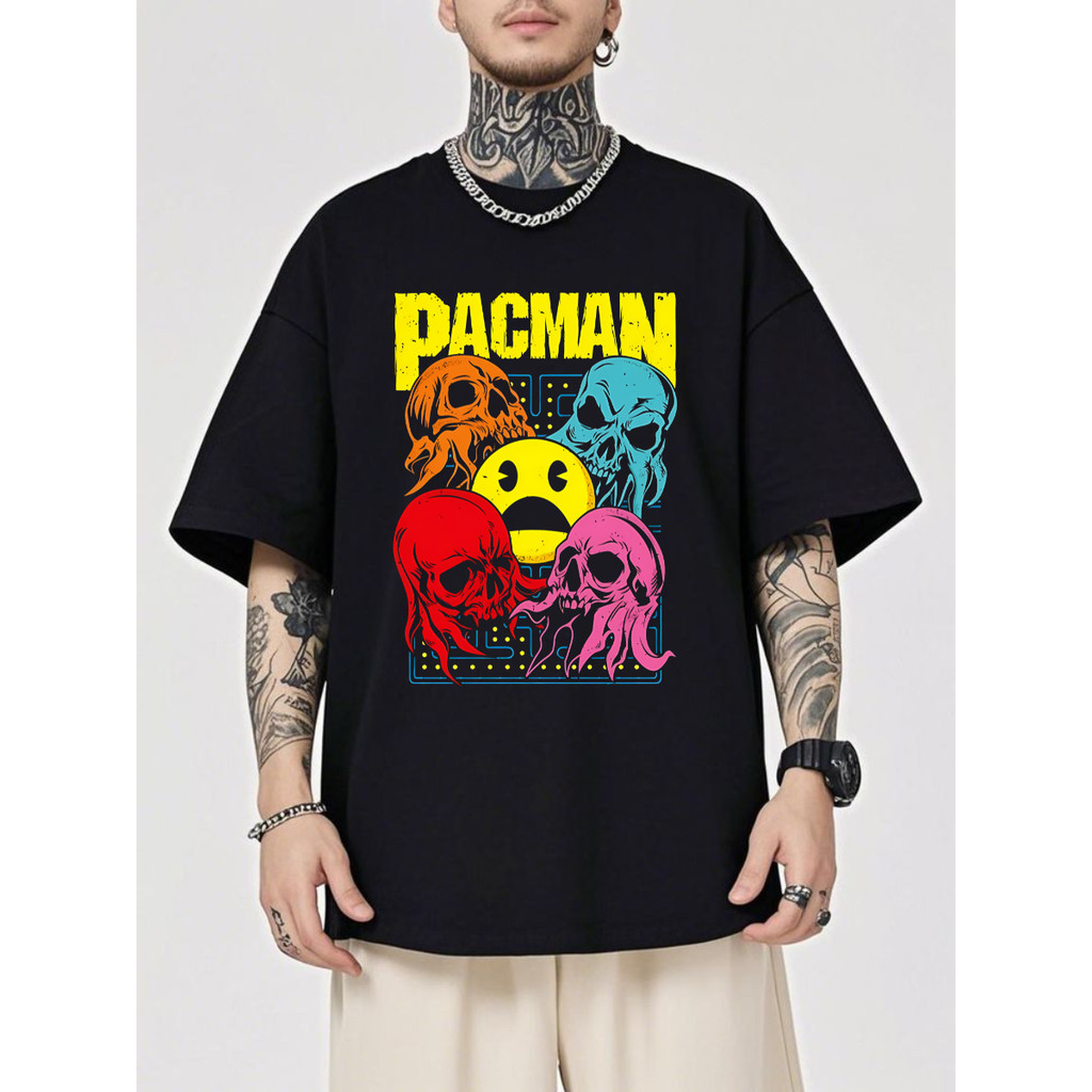 Camiseta Camisa Pacman Nerd Arcade