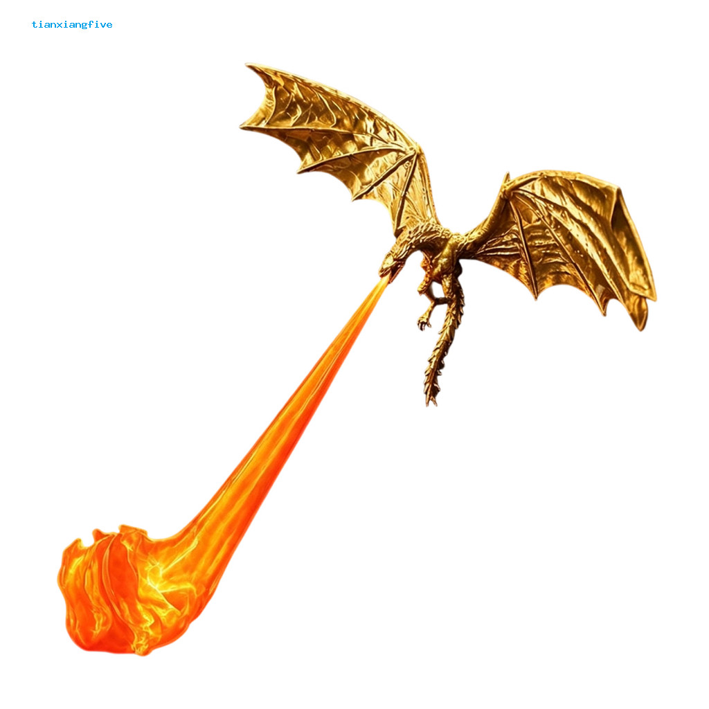 Bookshelf Decor Led Ambient Dragon Nook Light – 3d Printed Fire-breathing Fantasy Flying Lamp Perfect Gift for Book Lo