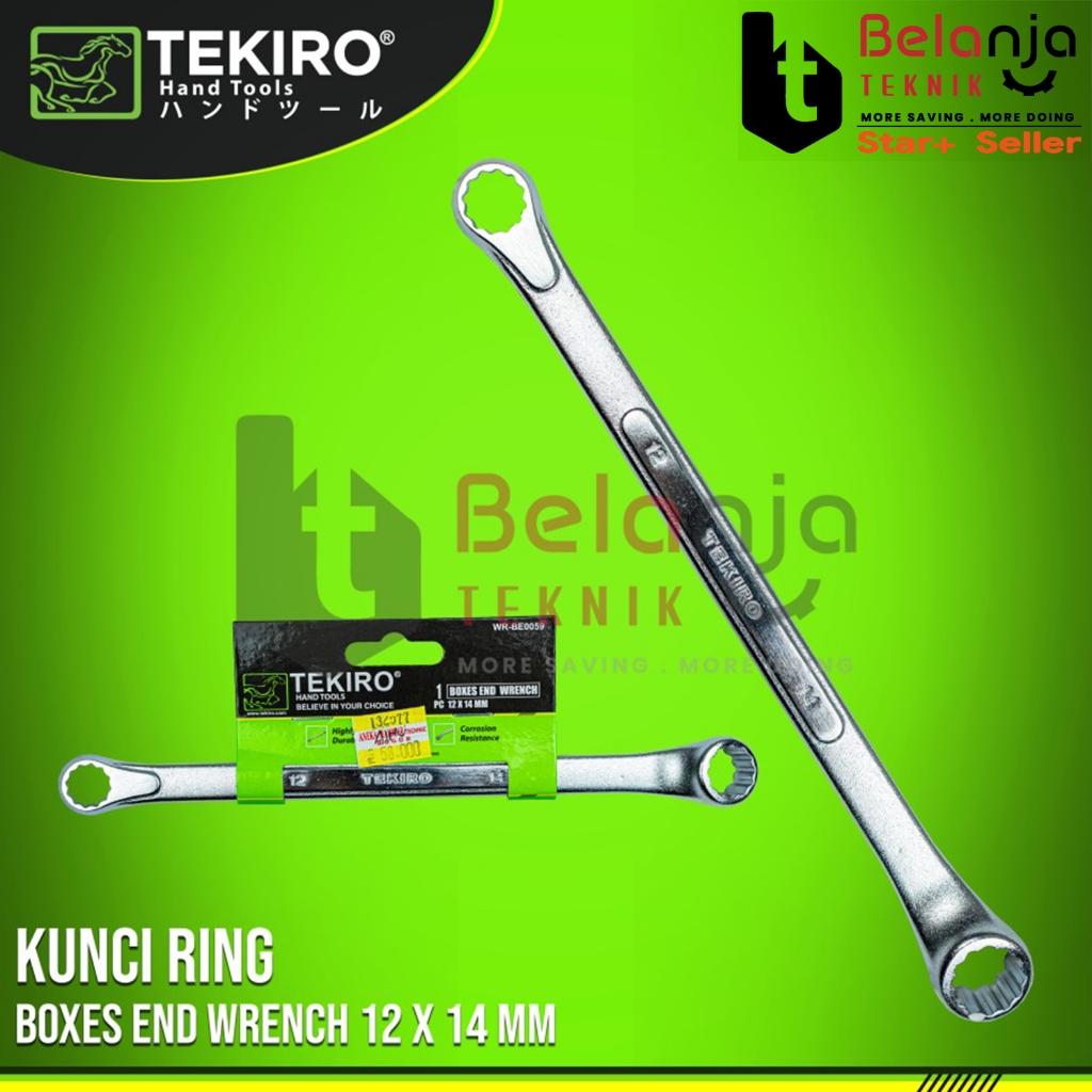 Chave De Anel Tekiro 12 x 14 mm-12x14mm Extremidade Para Caixas