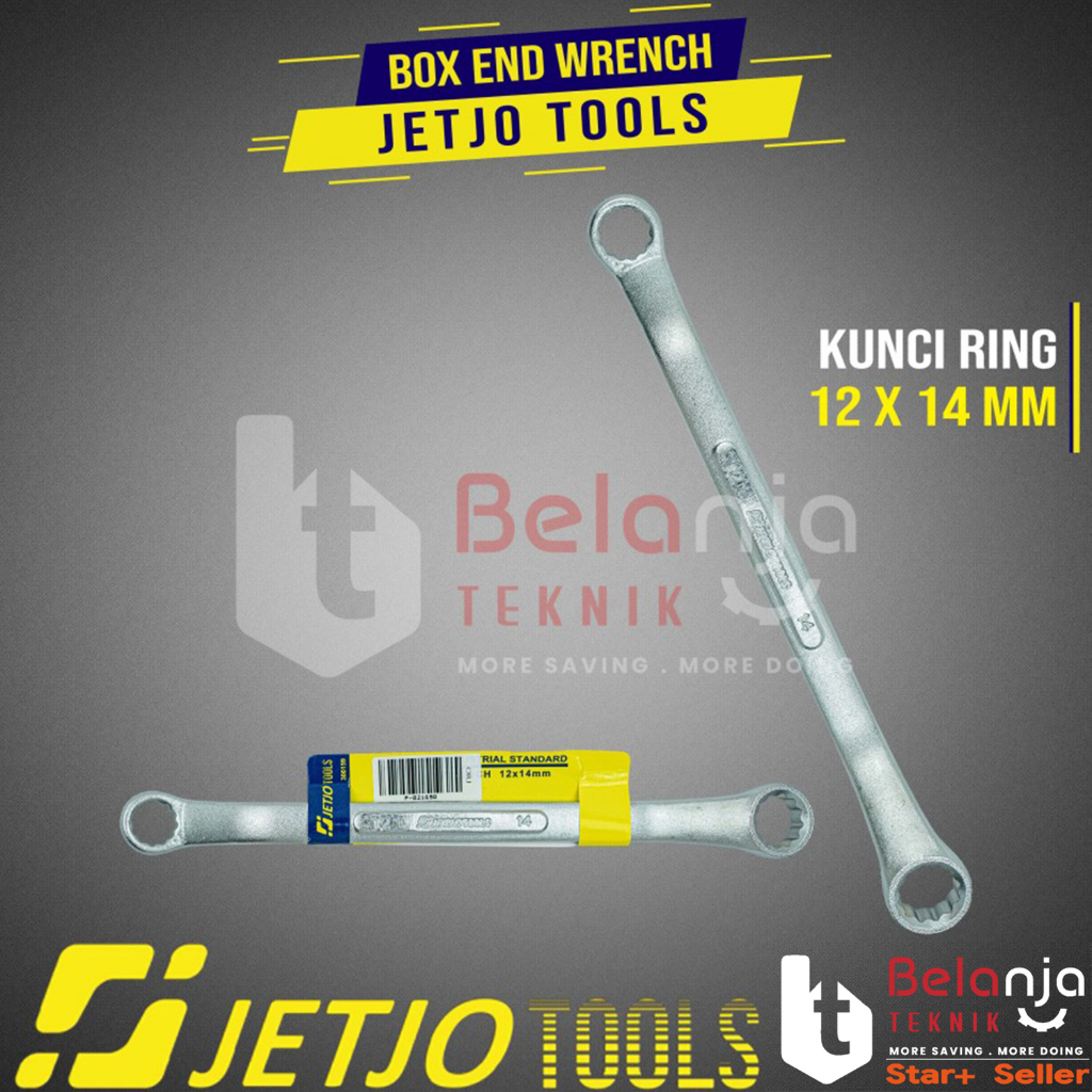 JETJO TOOLS Chave De Extremidade Da Caixa 12 X 14 MM Anel 12X14MM CRV