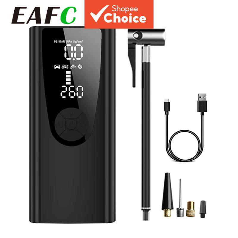 Eafc Wireless ‐ Electric Air Compressor Inflator Portátil Pump For Car Or Bicycle Try Inflation Work