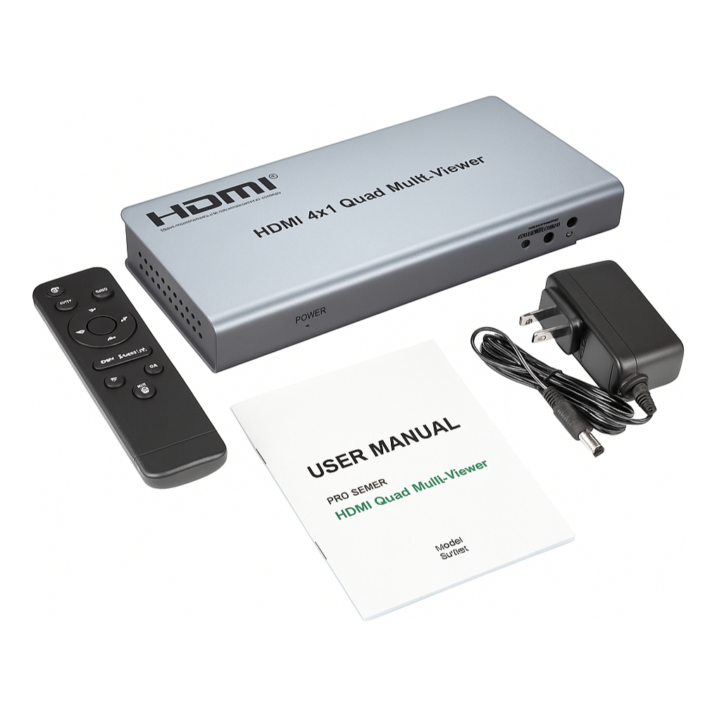 Hdmi Multi Viewer Switch Hdmi 4x1 1080p 3d Multiviewer 4 Telas