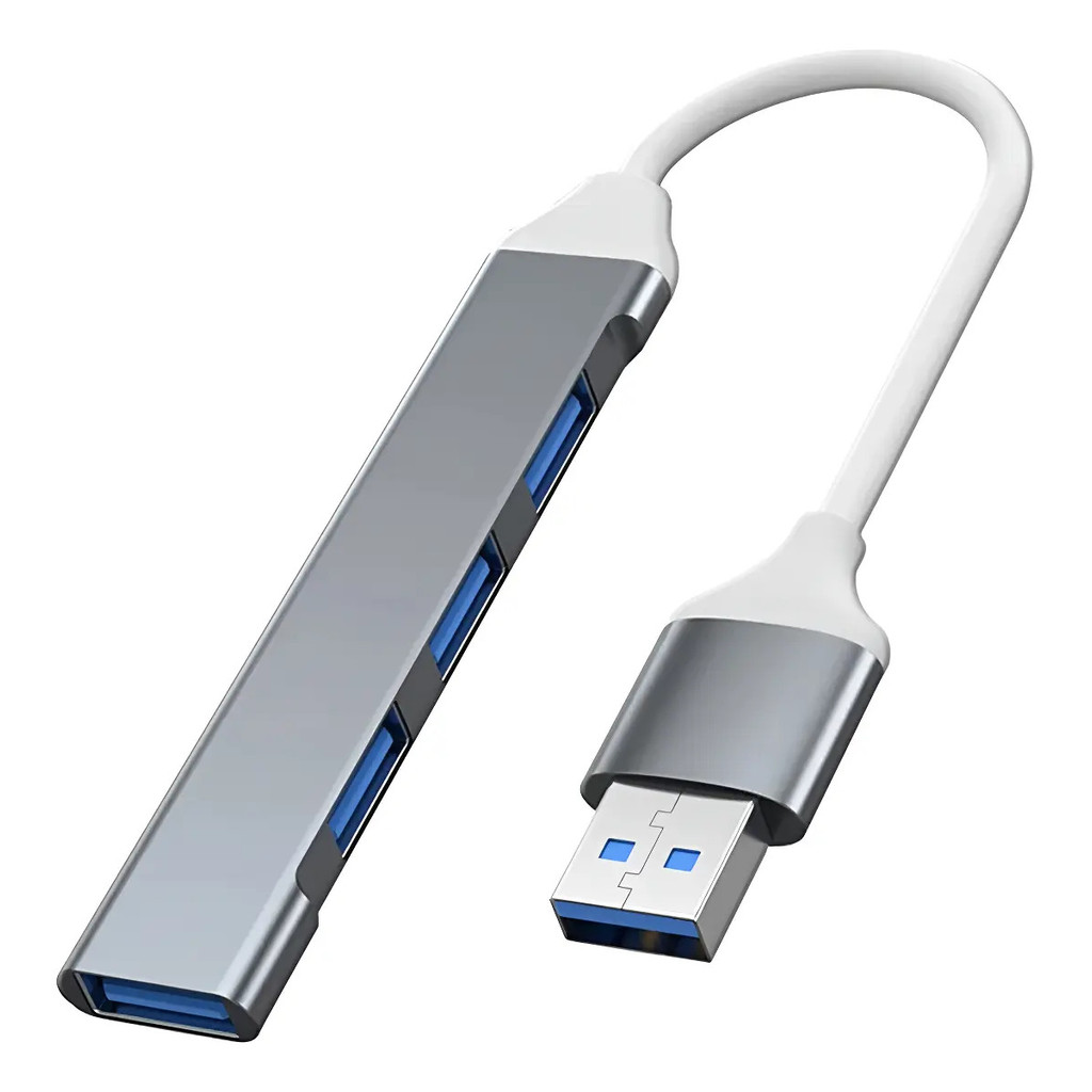 Hub Usb 3.0 Extensor 4 Portas High Speed Hd Pen Drive 5 Gbps