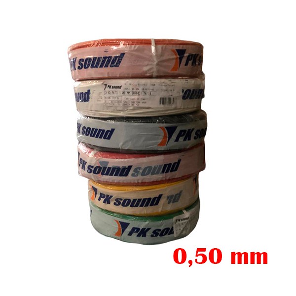 Fio Cabo Flexivel Colorido 0,50mm 1 Rolo Puro Cobre Oferta PK SOUND