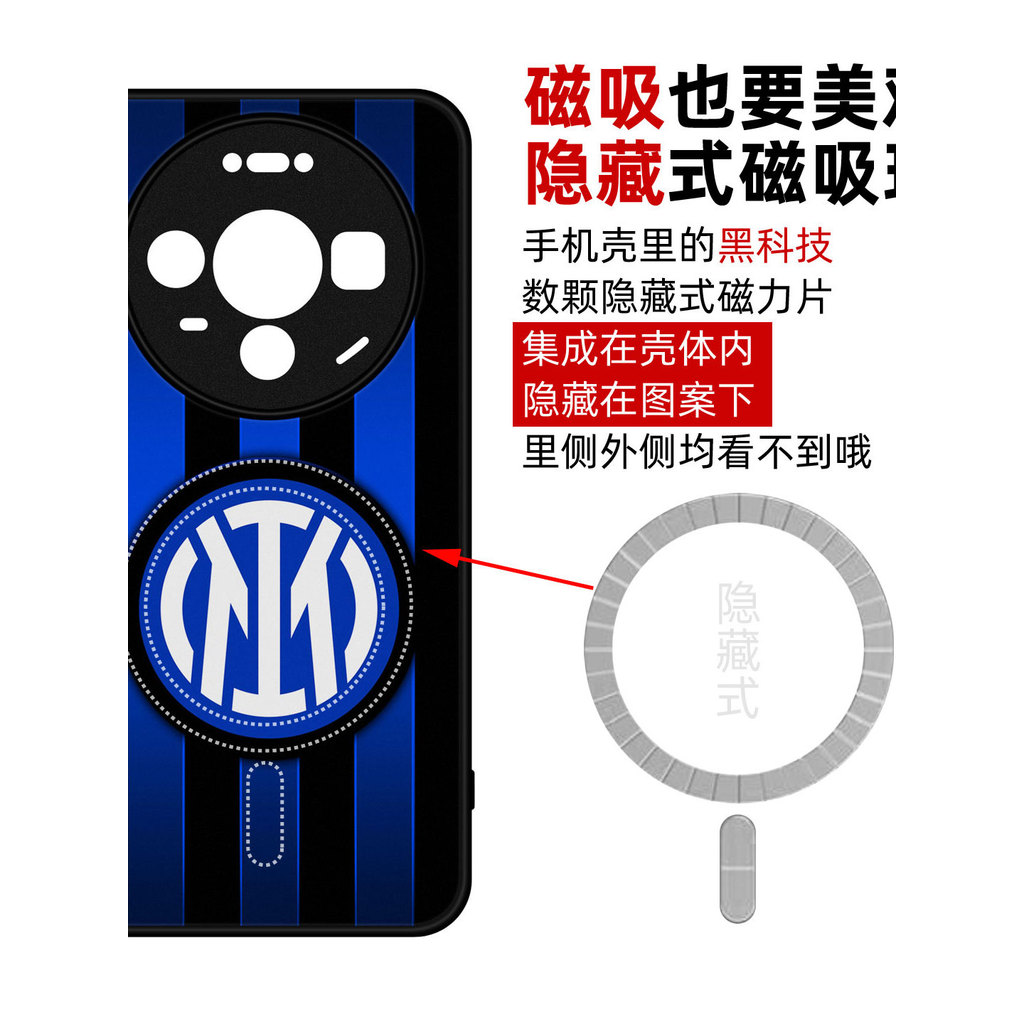 Olá Magsafe Magnetic Qi2 International Milan Phone Case Adequado para HUAWEI HUAWEI Mate80ProMax Extraordinário Master C