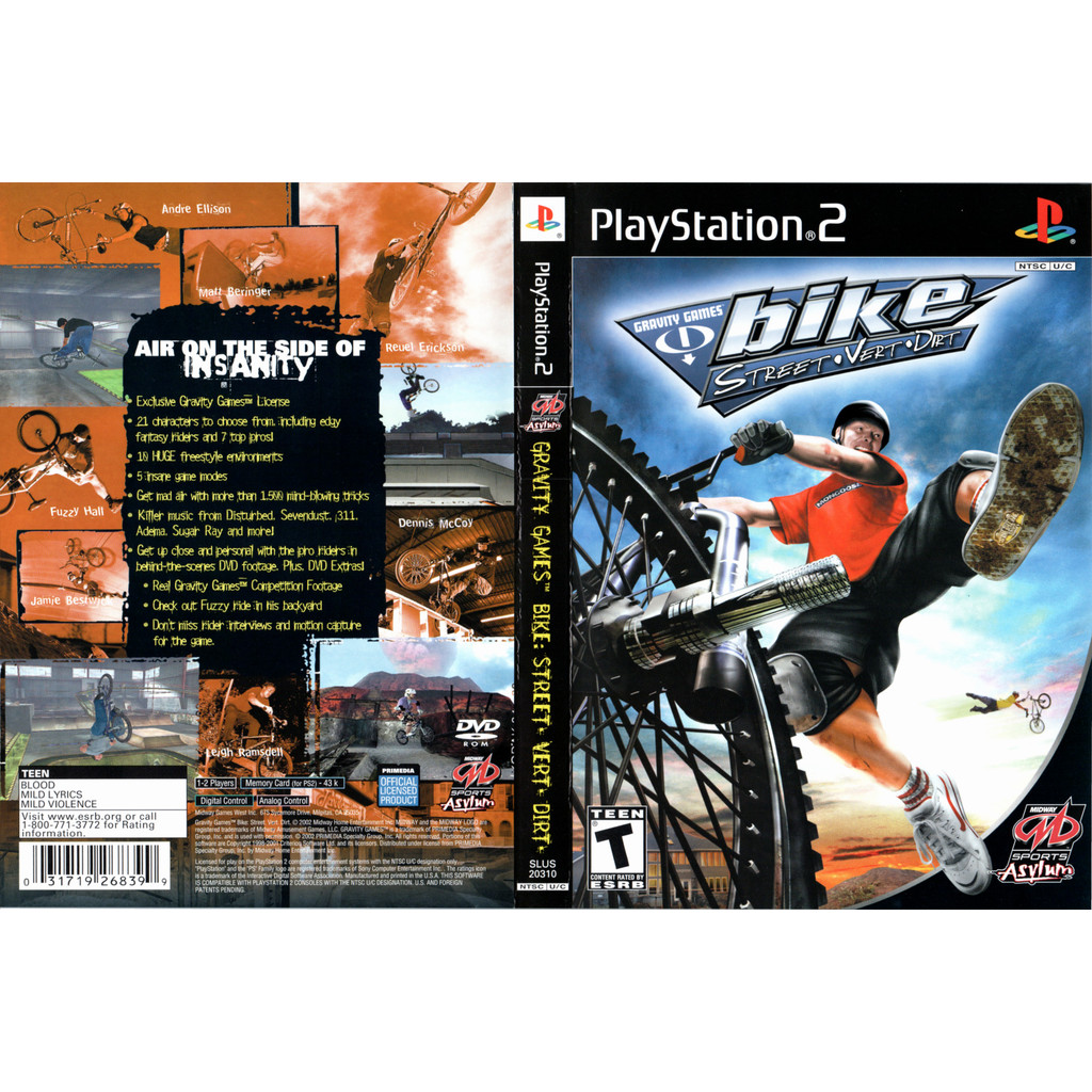 Gravity Games Bike: Street Vert. Dirt - PS2