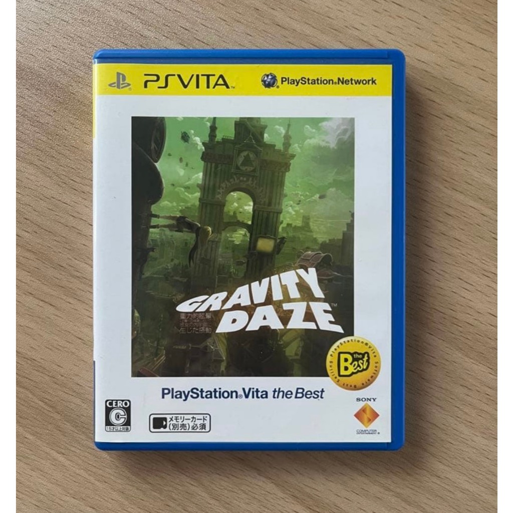 Used Gravity Daze PS Vita Japanese Version Authentic Japan