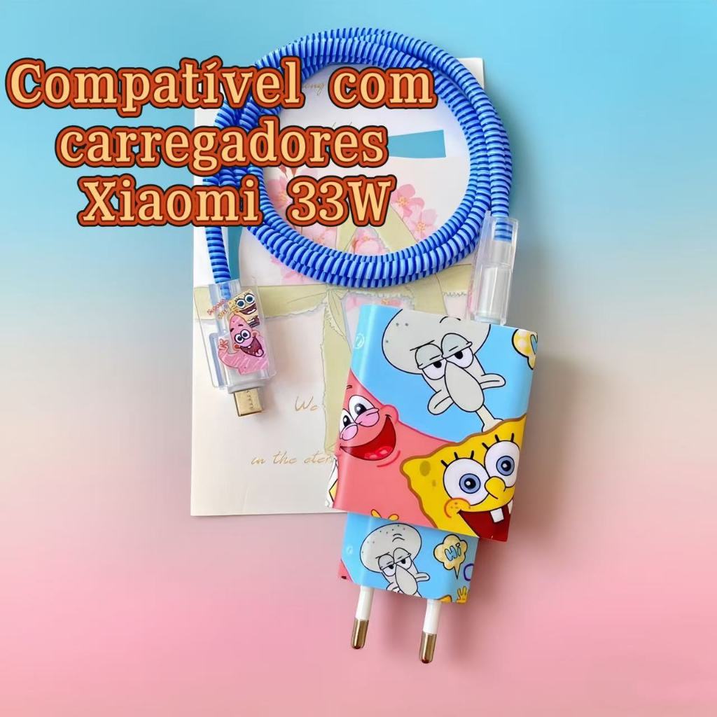Xiaomi 33W Protetor de carga  compatível com adesivo protetor Xiaomi 4 em 1