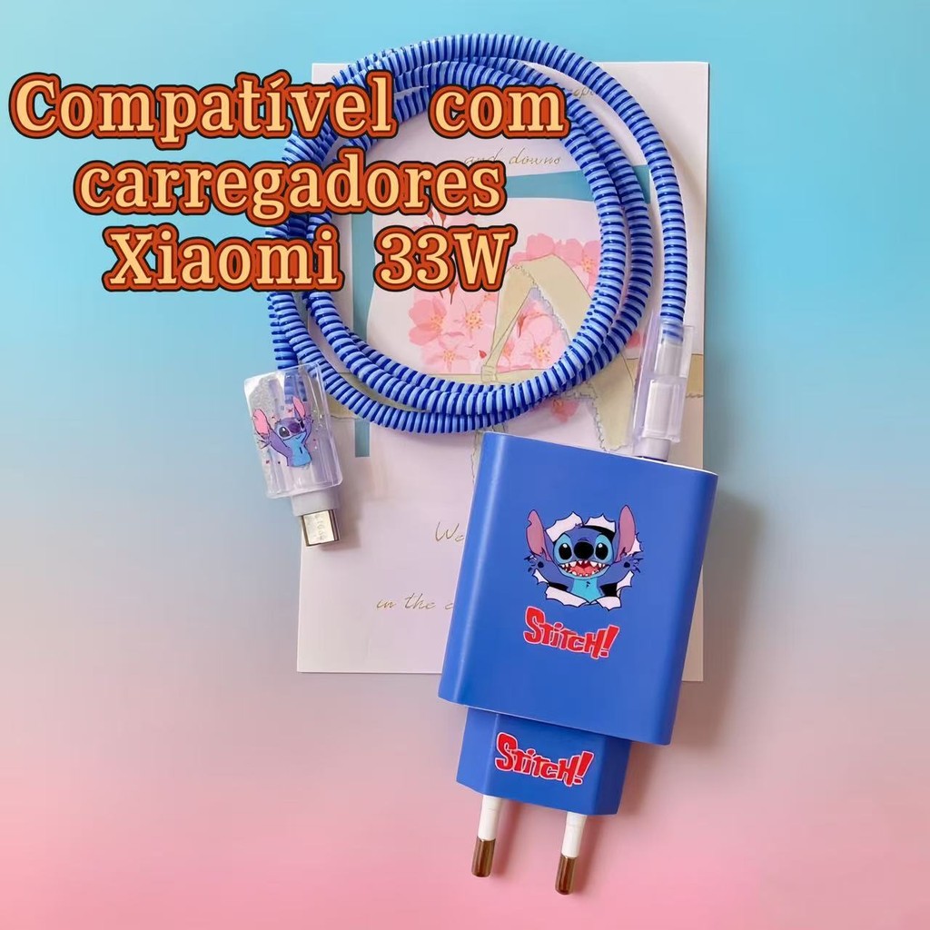 Xiaomi 33W Protetor de carga  compatível com adesivo protetor Xiaomi 4 em 1
