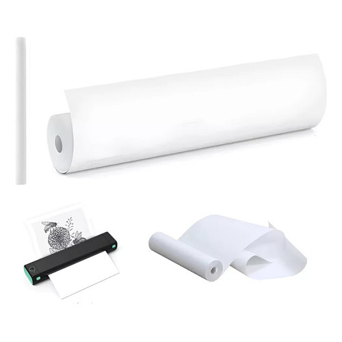 3 Rolo Bobinas Papel Térmico A4 Para Impressora Térmica Bluetooth
