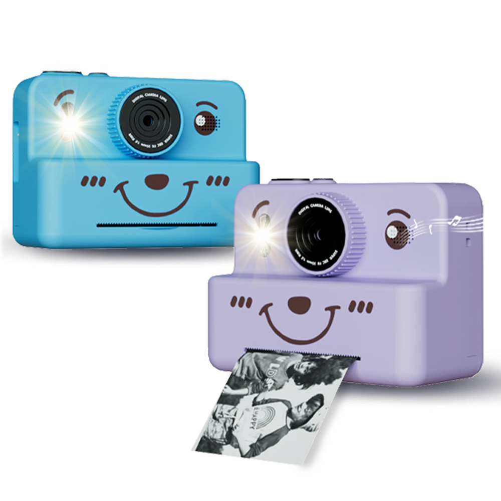 Câmera Instantânea com Acessórios, Câmera de Fotos, Impressora de fotos instantânea, Tela de 2,8 polegadas 1080P HD,