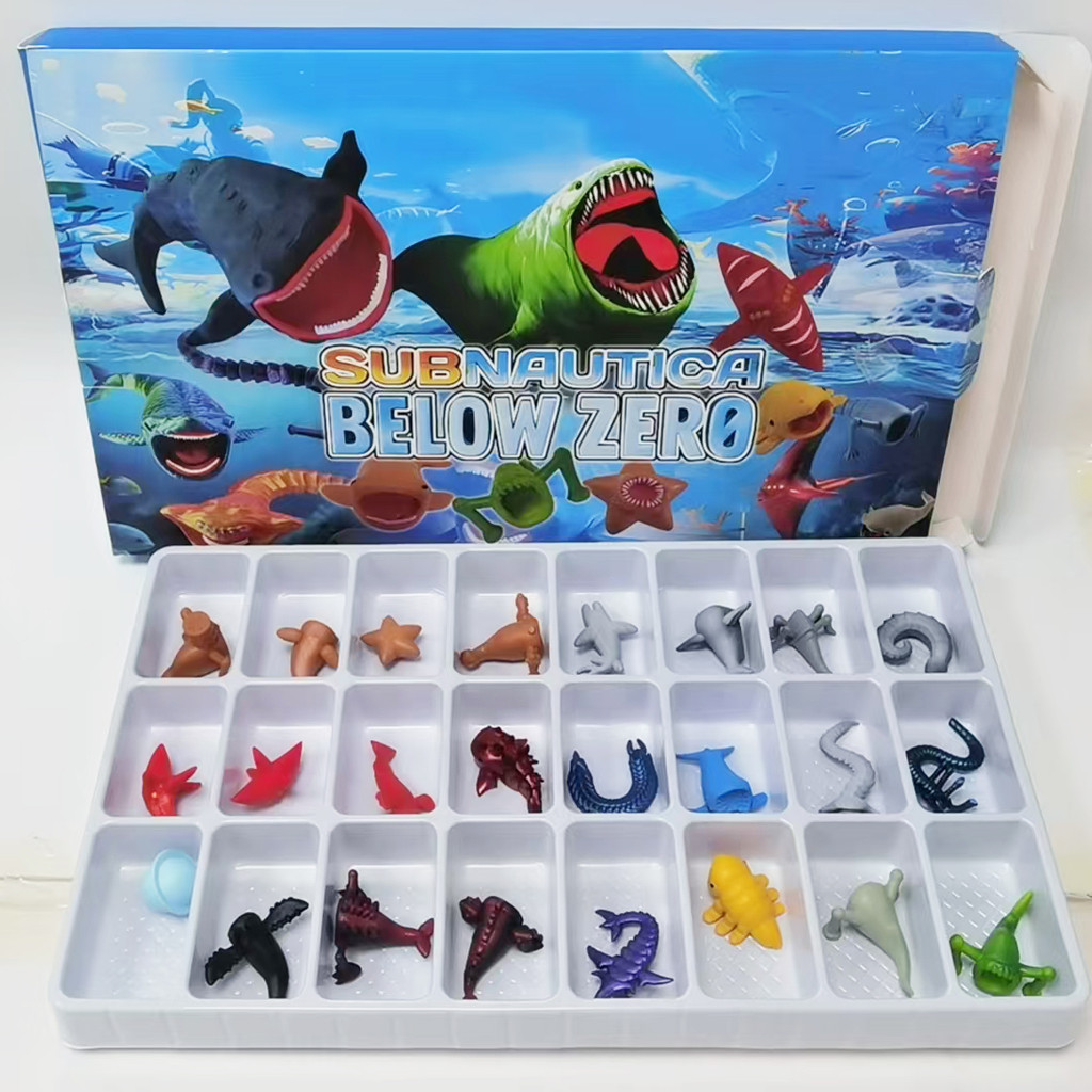Dongdongle mar profundo mini-sailing monstro modelo mini Leviathan figura ornamentos brinquedos tanque de peixes paisagi