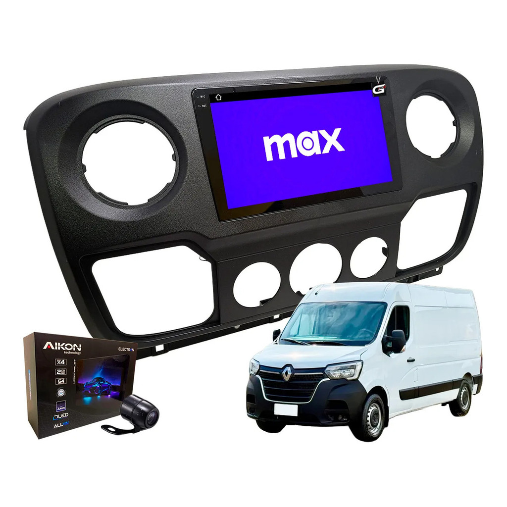 Kit Multimidia Android Electron 64gb Renault Master 2014-25