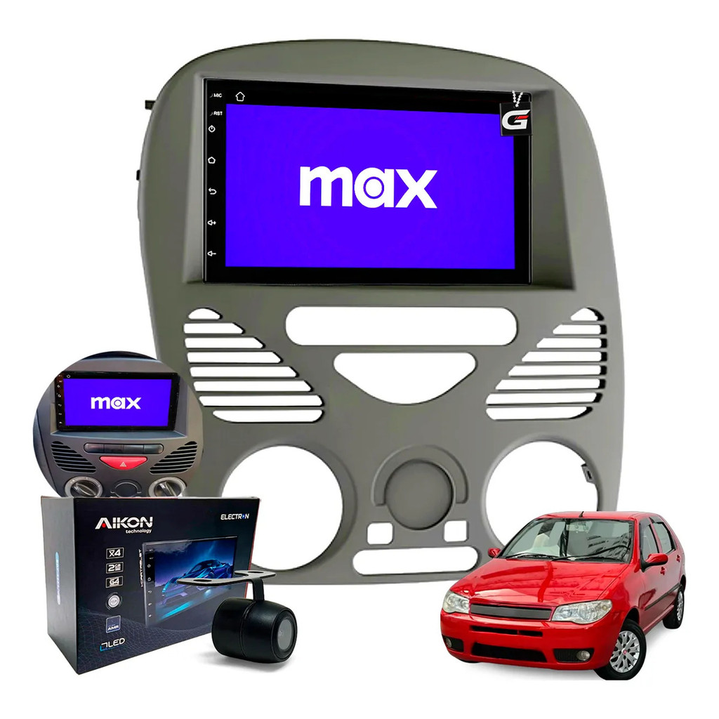 Kit Multimidia Android Electron 64gb Fiat Palio G2 02 A 14
