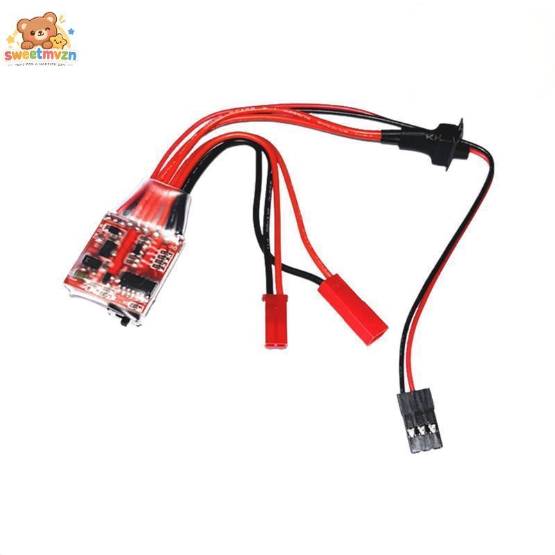 sweetmvzn 30A Alta Eficiência Dual Way Escovado ESC JST Plug Controlador De Velocidade De Freio Para RC Drift Car Boat S