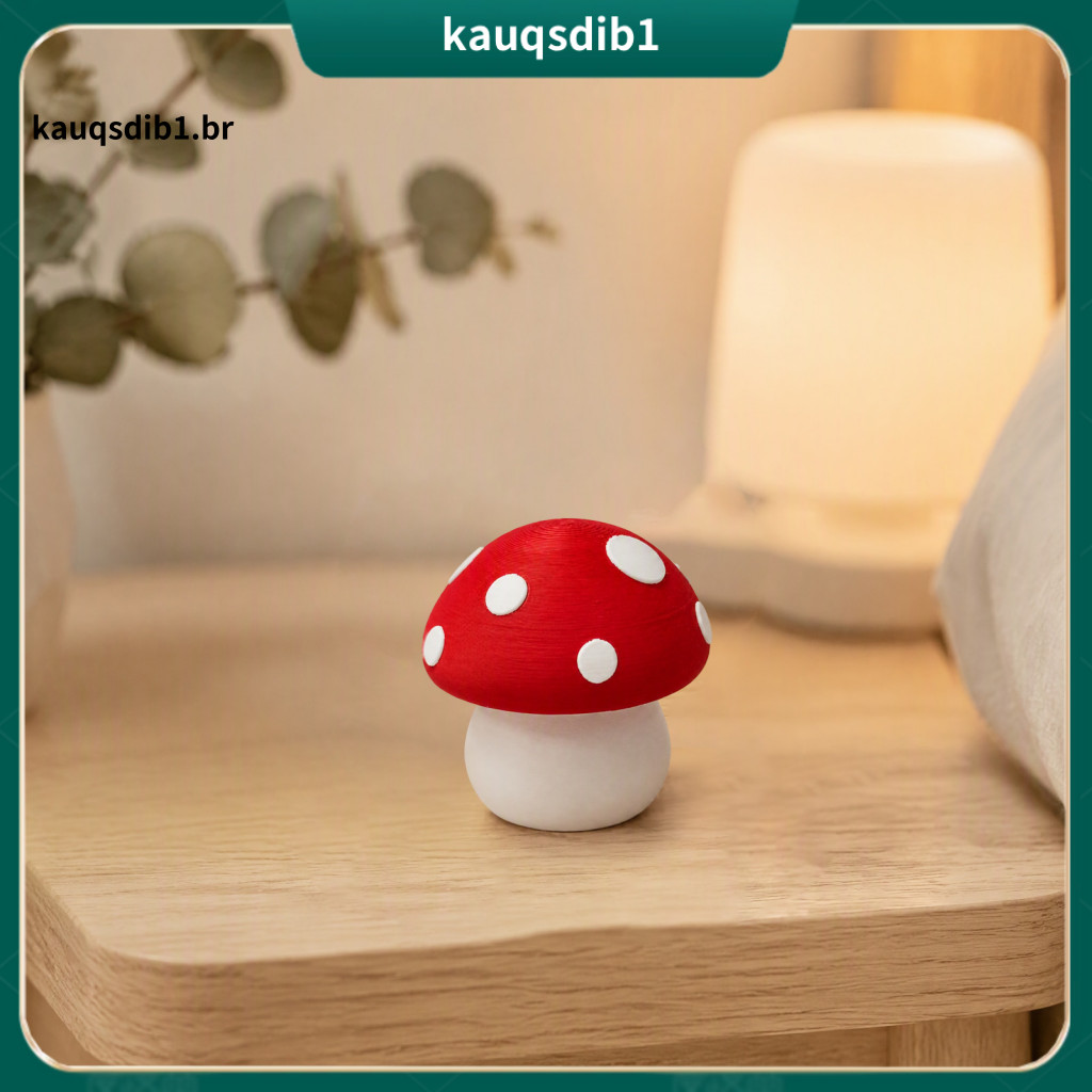 Clicker Sensory Toy 3d Printed Mushroom Mini Button Fidget Stress Relief Portable Finger for Kids Adults Cute Backpack D