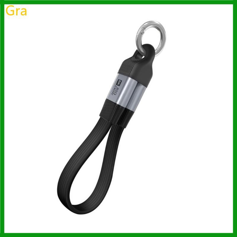 Extensão Silicone Gra 80Gbps 240W USB C Para Transferência 8k 60hz Display Vídeo