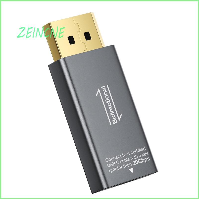 A Alumínio Do Conversor Adaptador USB C ZEIN Suporta Transmissão Estável 8K 60Hz