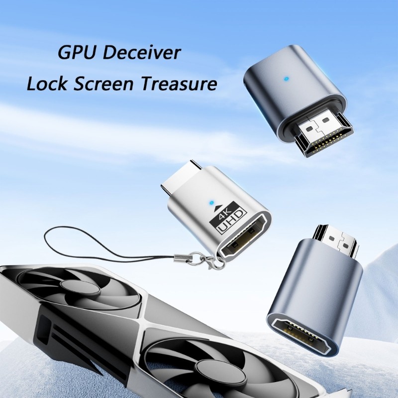 zzz Adaptador Portátil HDTV Macho Para Fêmea Plugues Fictícios 4K 60Hz Claramente Vídeo