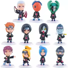 Kit Miniatures / Mini Figures Chibi Akatsuki - Naruto Shippuden (8 cm)
