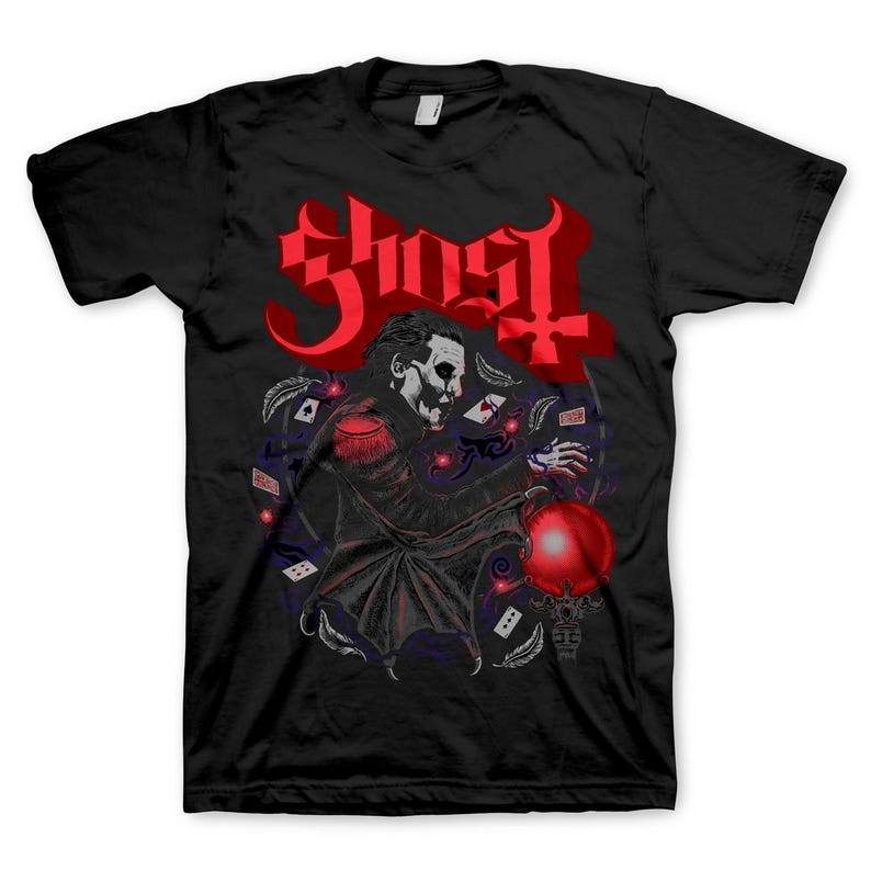 Music.Soul Camiseta Unissex Ghost Crystal Ball Estampa Moderna Elegante Atemporal Casual