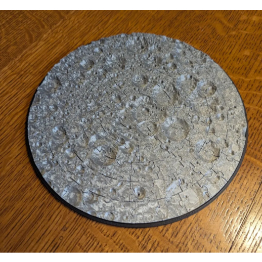 Quebra-Cabeça 3D Lua com Relevo – Puzzle Interativo e Decorativo