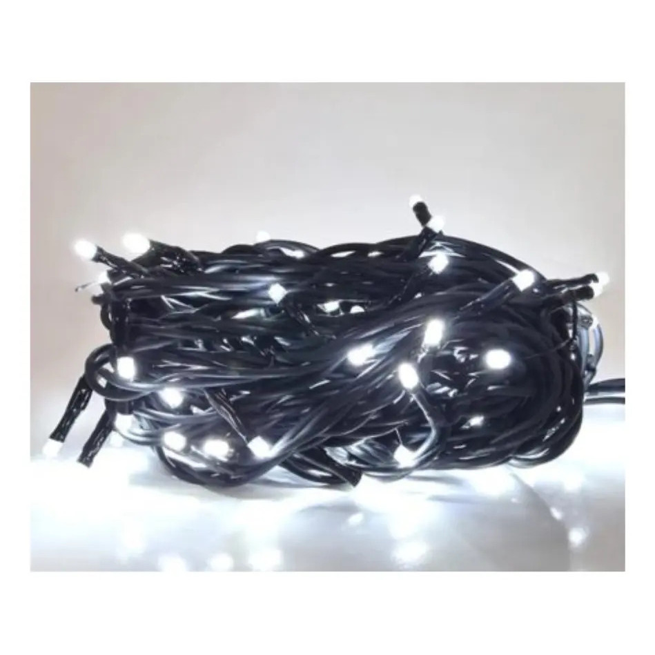 Cordão Pisca-pisca Natal 100 Leds Branco 5m G-light