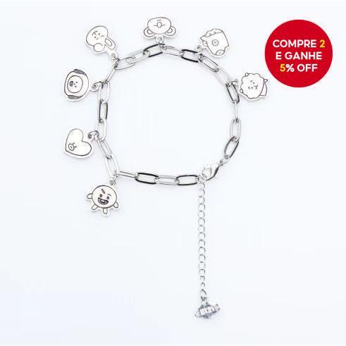 Cute Pets Pulseira Com Tema De Desenho Animado De 1 Peça Para Presente De Colega De Classe Masculino E Feminino