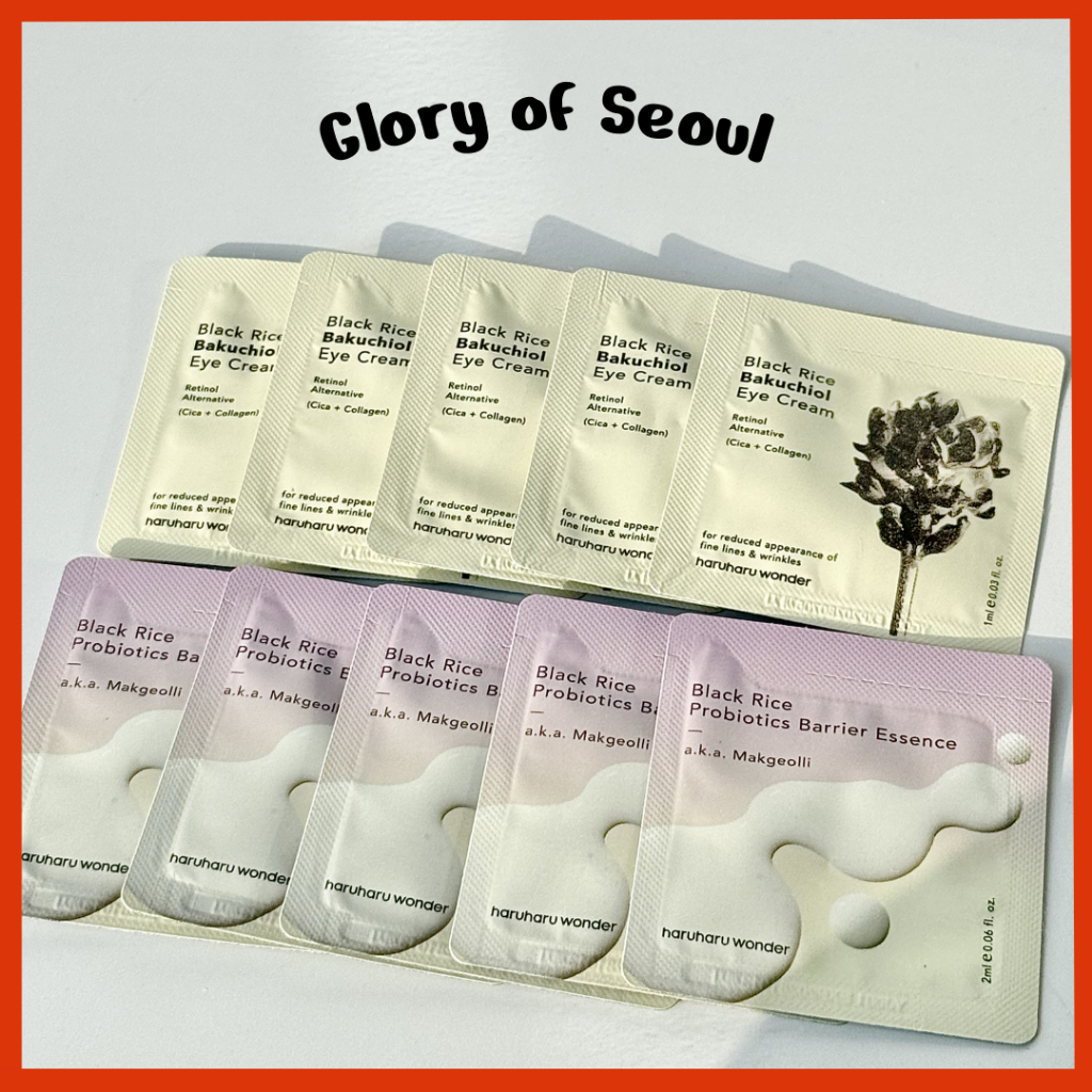 [SAMPLE] HARUHARU WONDER Black Rice Eye Cream, Barrier Essence 5pcs