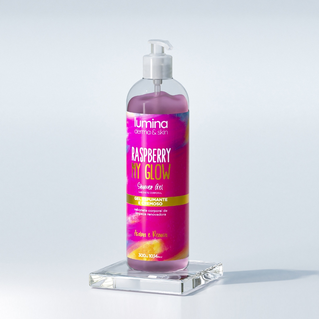 Lumina - Sabonete Corporal - Raspberry My Glow - 300ml