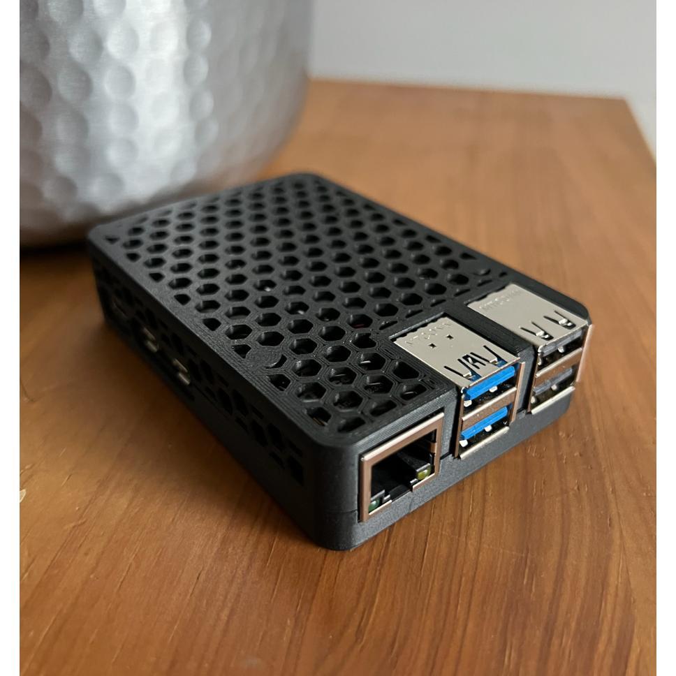 Caixa gabinete case para Raspberry Pi 5 (com botão liga/desliga)