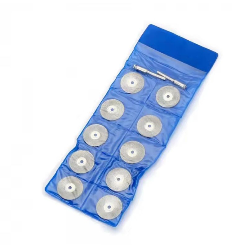 kit Mini Disco Corte Diamantado 16mm Liso Para Micro Retifica