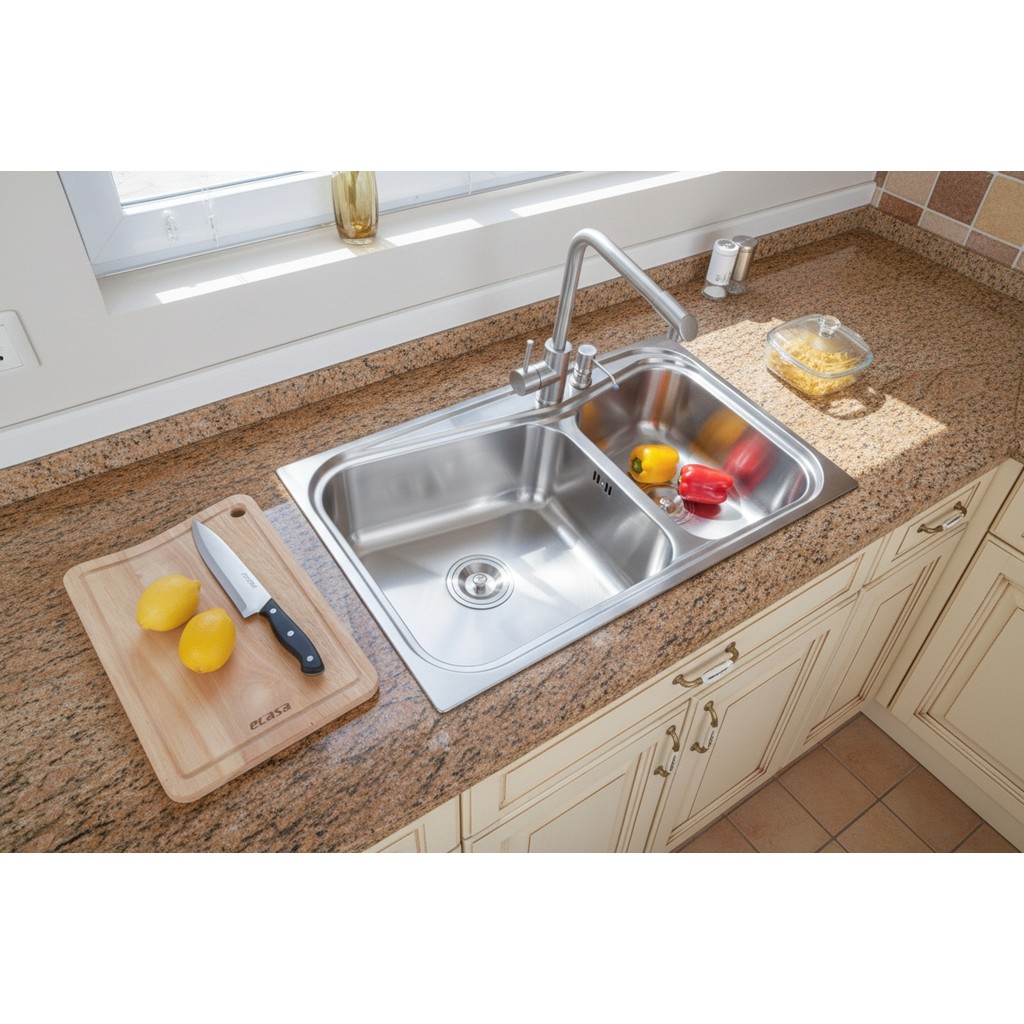 Kit Cuba Gourmet em Inox Dupla para Cozinha - Modelo Ultra Canadá - OUTLET