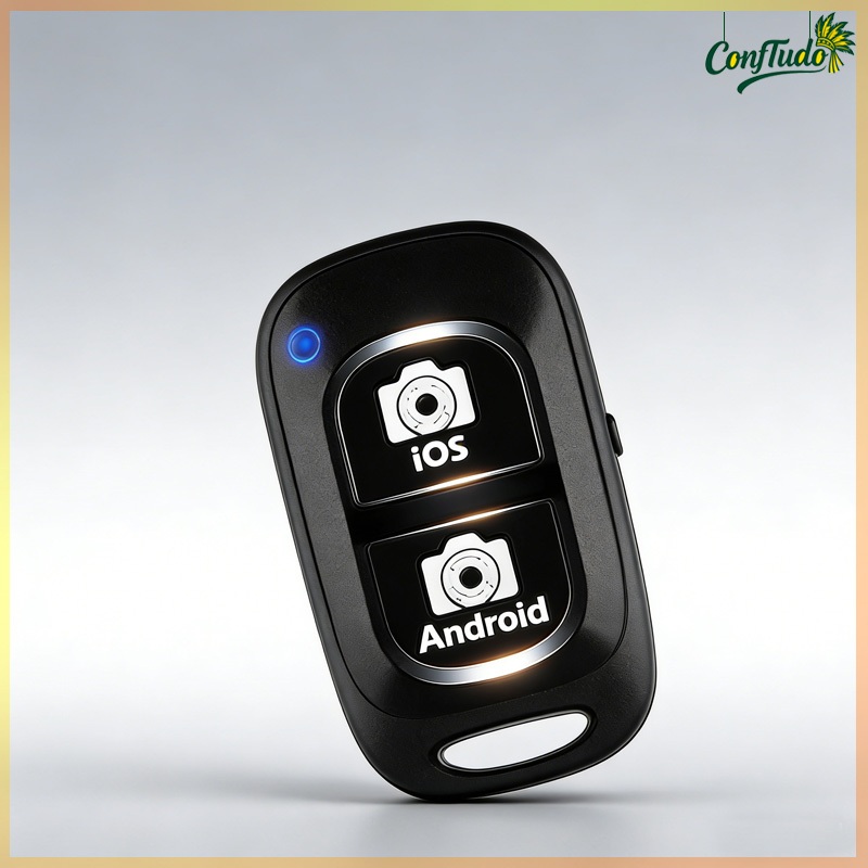 Controle remoto Bluetooth Android IOS telefone celular controlador de obturador de vídeo automático